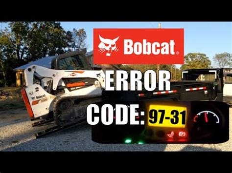 Bobcat Equipment Error Code 97